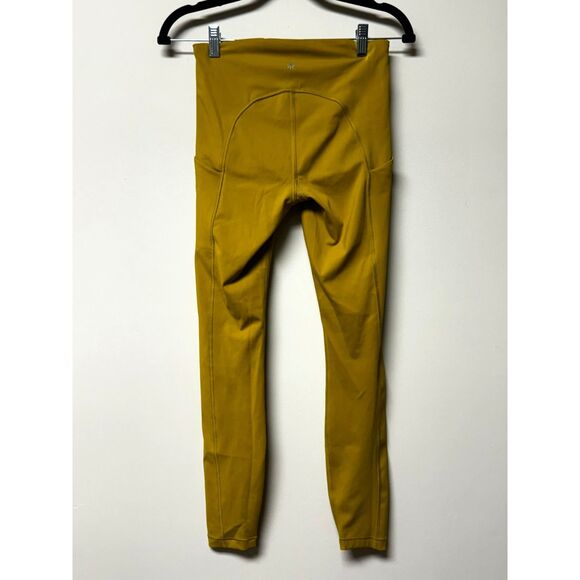 ATHLETA Ultimate Stash Pocket 7/8 High Rise Tight Mustard Yellow, Sz S - Picture 5 of 11